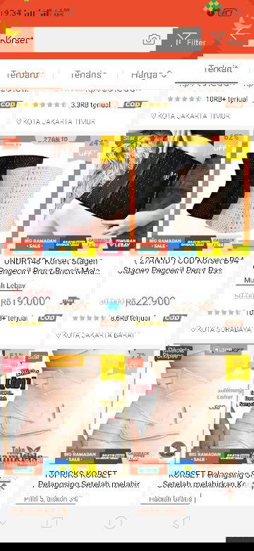 Rekomendasi korset nyaman