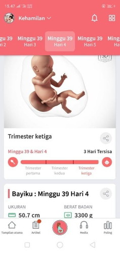 perut kenceng di UK 39w4d