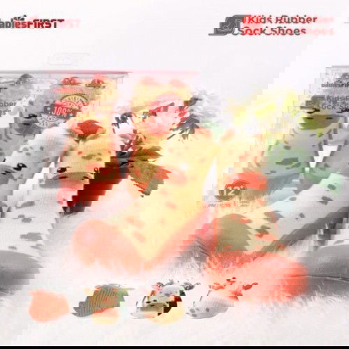 BABIESFIRST KIDS RUBBER SOCK SHOES 12M+ (size 24 = 14cm (2.5-3y)) MOTIF GIRAFFE - BF701E
IDR 65.000