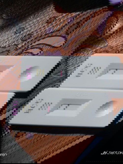 Tak period lagi tapi cek -ve