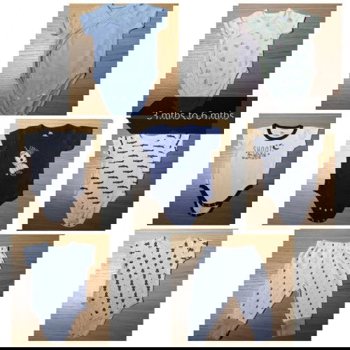 Preloved baby clothing comes with 2 free books