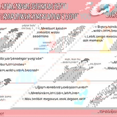 Hal yang lebih menyenangkan istri lebih dari ungkapan "I Love You"
