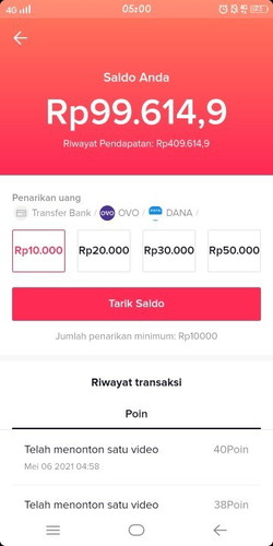 Aplikasi Penghasil Uang