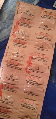 Gestiamin dan tablet tambah darah