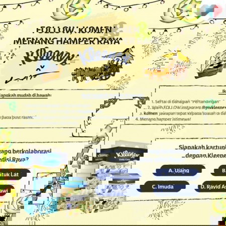 Menang Hamper Raya daripada Kleenex X LAT!