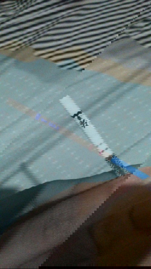 Garis 2 samar telat 2 minggu