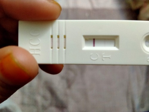 Ada 2 Line. Tapi 1 Line tu tak jelas warna.