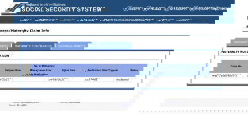 SSS MATERNITY BENEFIT