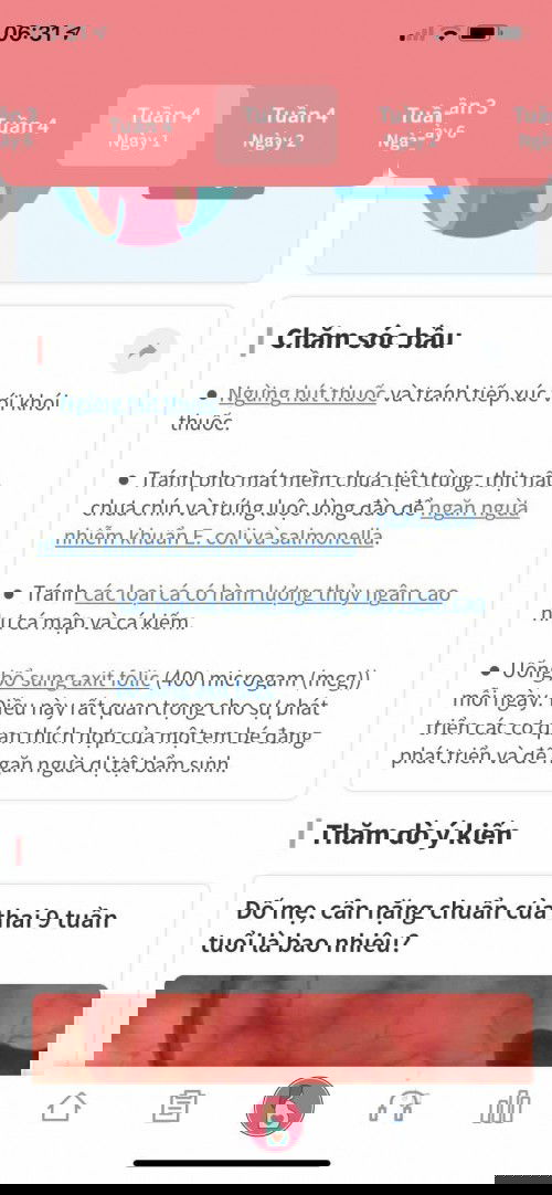 Dinh dưỡng cho bầu 3 tháng đầu