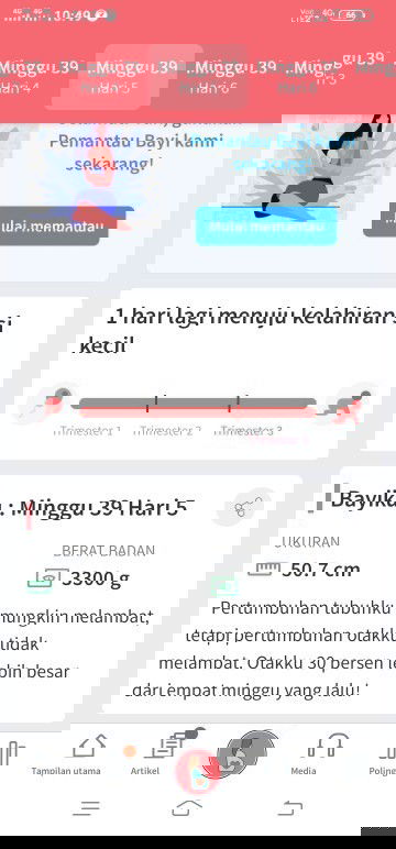 Mendekati persalinan