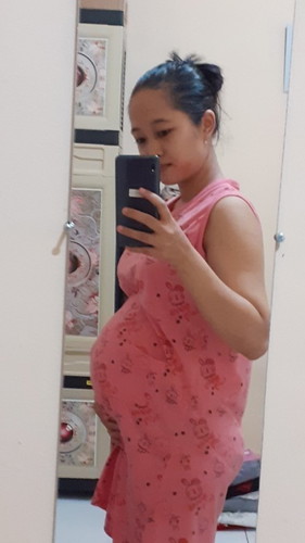 7 bulan menuju 8 bulan .. hpl bulan juli awal PERUT MASIH KELIHATAN KECIL 😔