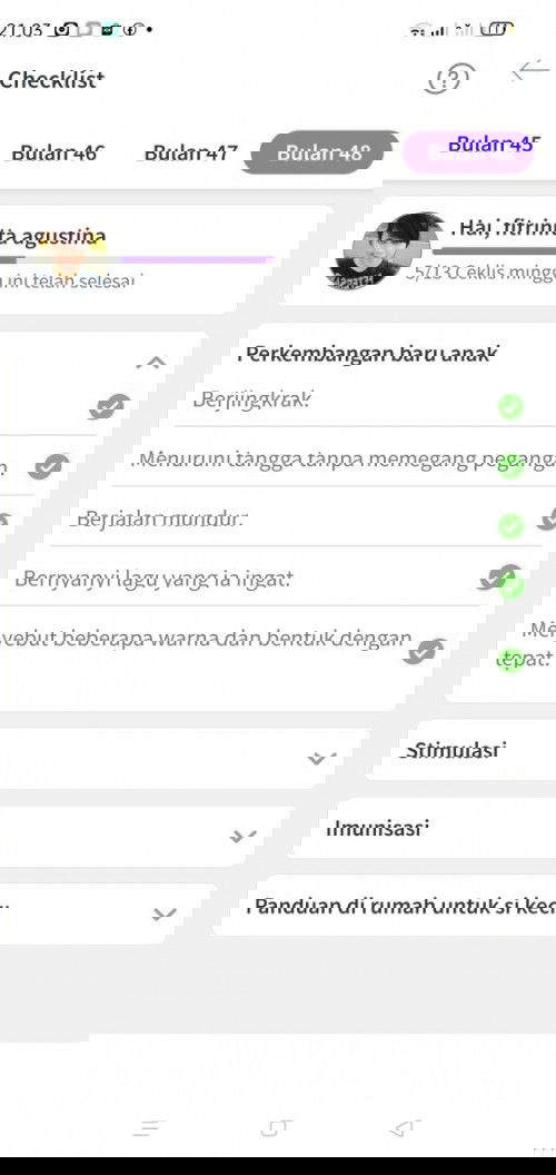 Fitur Checklist #fiturfavoritTAP