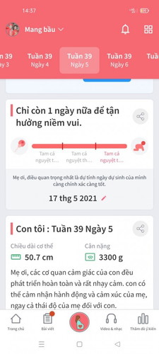 Mong lắm một cơn đau đẻ,còn một ngày thôi,hóng lắm rồi