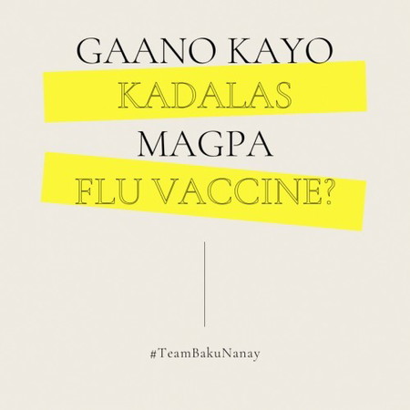 Gaano kayo kadalas mag pa Flu Vaccine?