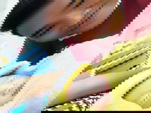 Baby boy 
Jhun EZEKIEL B. Regente 
2days nag labor 
42 weeks
Sulit ng makita ko