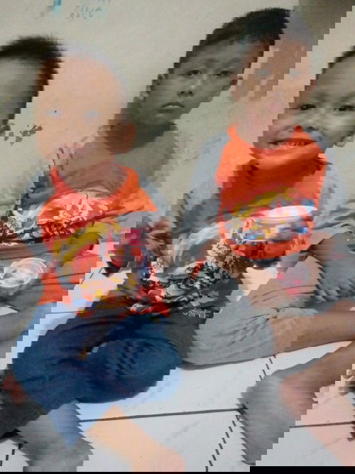 Susah bgt akurnya jagoan2ku🤭