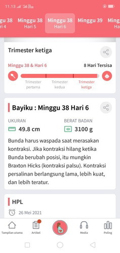 8hr menuju hpl tp blm ad juga tnd tnda,hrp hrp cemas