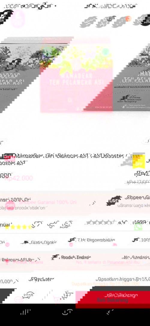 Jual susu s26 dan mamabear teh