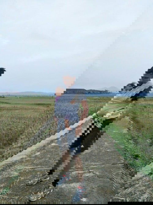 Habibah jogging sama bapak