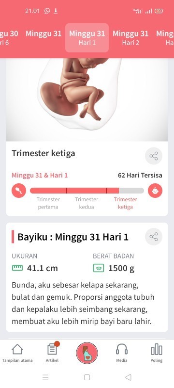 Berat badan janin dalam kandungan