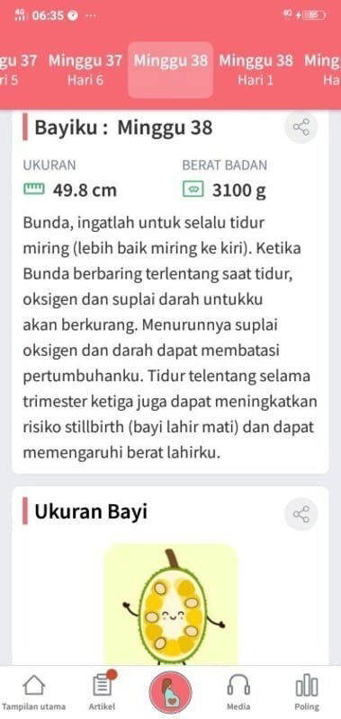 38weeks menanti buah hati