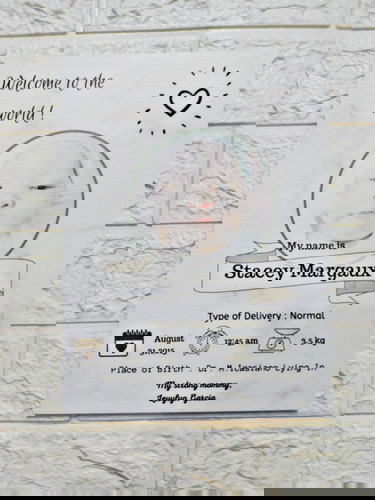 Newborn sintra board