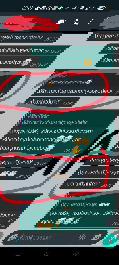 Antara mendoakan & nyinyirin 😌