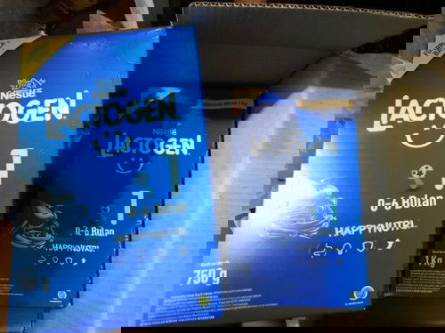 JUAL SUSU LACTOGEN 1 USIA 0-6 BULAN  MASIH BARU