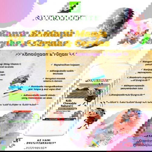 Alhamdulillah akhirnya ramai yang memilih Vitamin Immune utk anak²  terima kasih semua😀 Nutrilite ❤