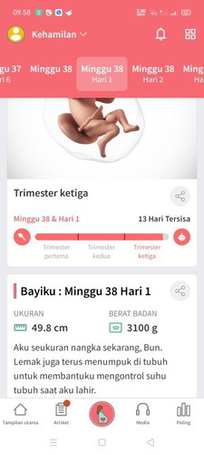 Doa'in ya Bund .. semoga segera dpet gelombang cinta dari dedek 🤗, udh gk sabar pengen ketemu 🥰 ..