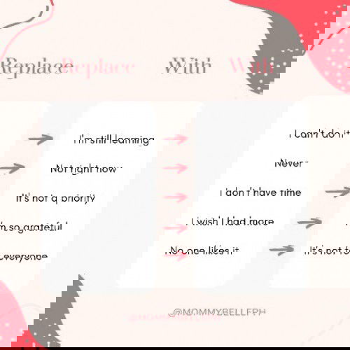 Set a positive mindset. 👍🏻