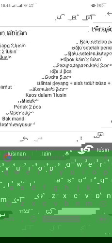 Persiapan melahirkan
