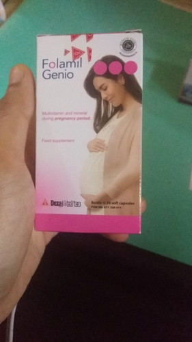 Bun apakah minum vitamin Folamil Genio ini pada trimester 1 gpp buat usia kandungan 8 Mingguan?