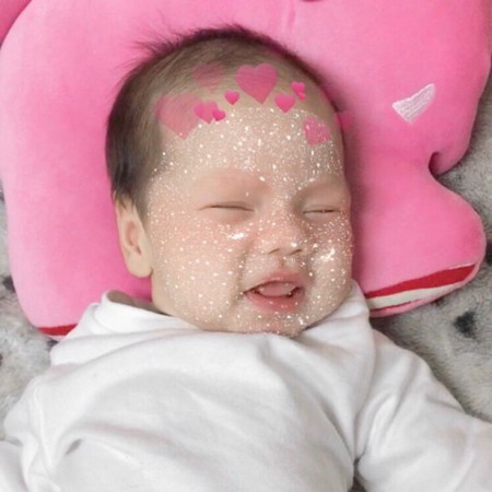 Zeria, 1 month and 5 days old. 🧸💕