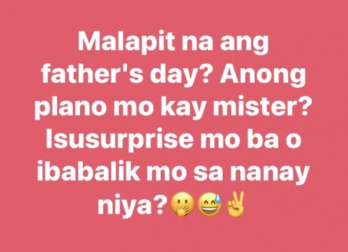 Malapit na ang Father’s Day!