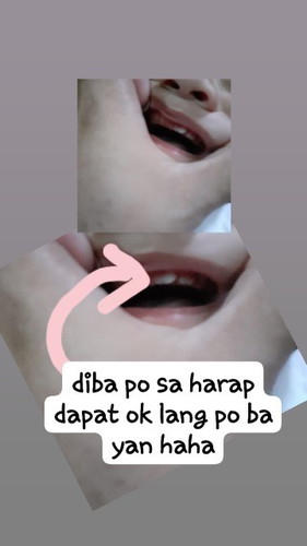 ipin ni baby sa harap.