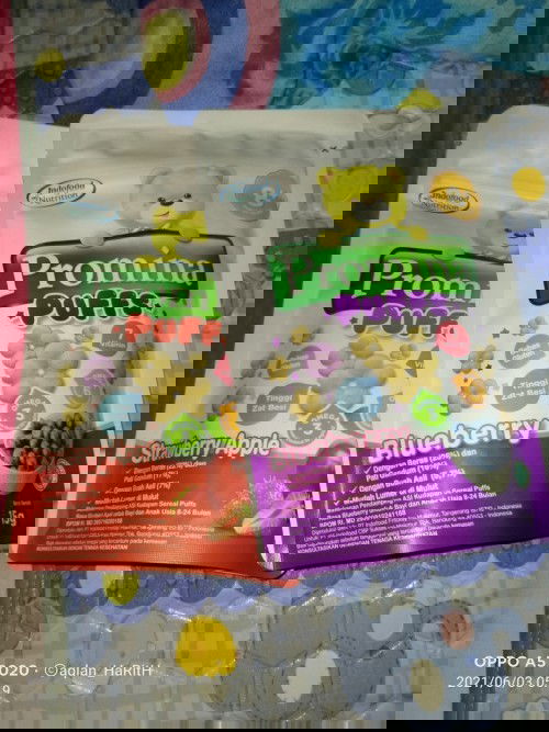 Promina puffs cemilan bayi