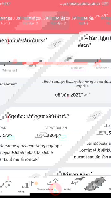 Sudah menuju hari lahiran tapi. Blum ada tanda"