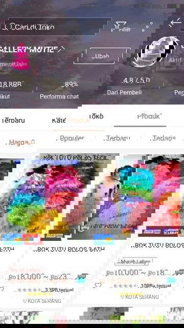 Assallammualaikum. Yuk cek shopee ku bunda. Banyak produk yang di obral untuk 1 bulan ini