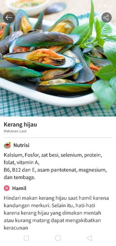 Yaallah bund , kemaren sy makan ini kerang , ada yg makan ga bumil lainnya? Baru baca ini barusann.