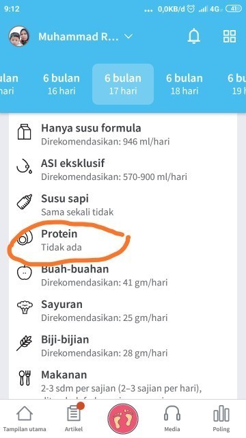 bun protein seperti apa saja  yg tdk di anjurkan   untuk baby 6bln?