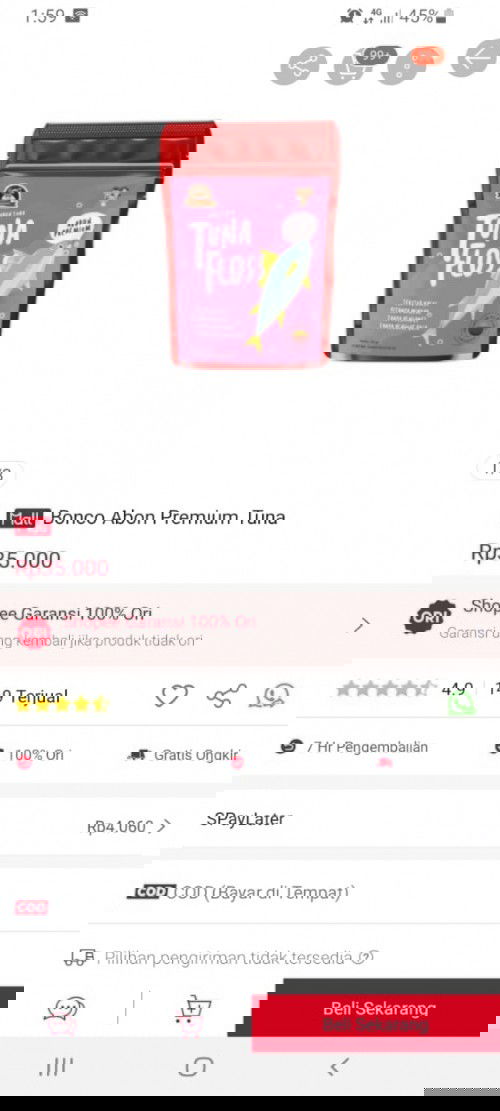 BONCO ABON TUNA BAYI MPASI & BOROMON COOKIES CEMILAN BAYI