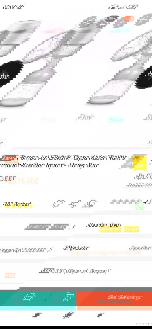 Jual pompa asi elektrik