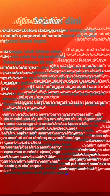 Bunda pro Mpasi dini