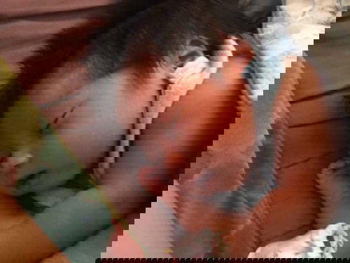 ลูกสาวติดมือเเม่ๆมีวิธีเเก้ไหมคะ