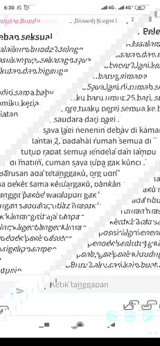 Lanjutan kejadian pelecehan seksual