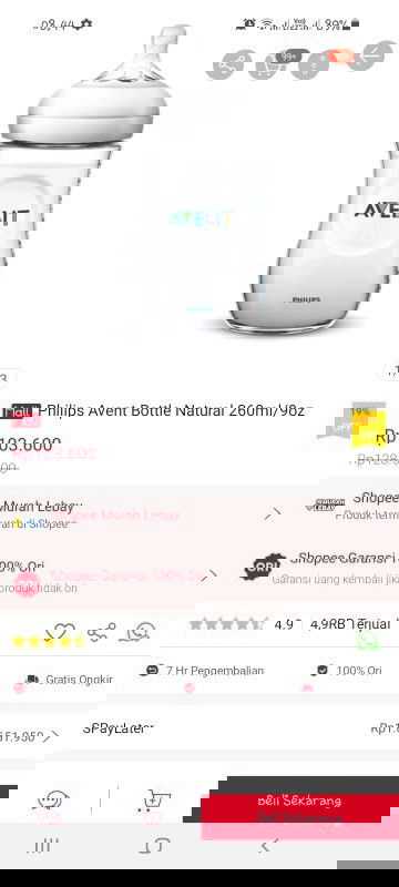 Botol susu philip avent