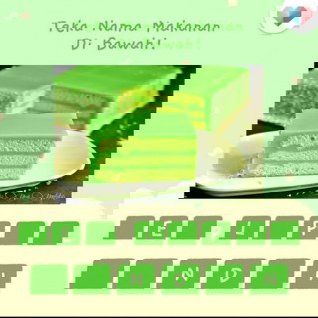 Teka makanan di bawah!