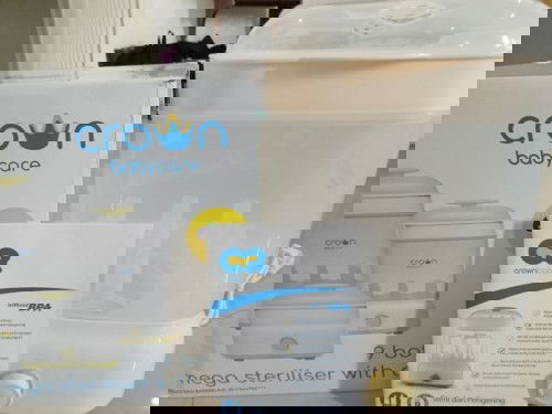 Bottle sterilizer merk crown baby