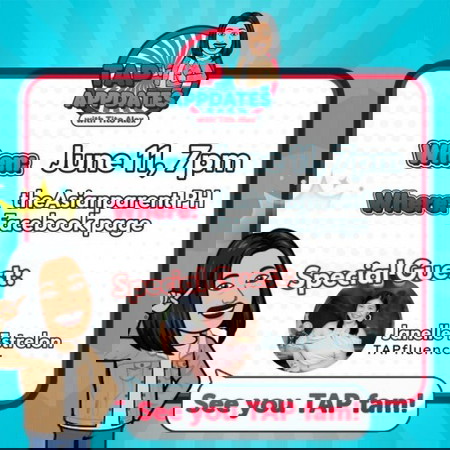 tAp Appdates! Tara na!